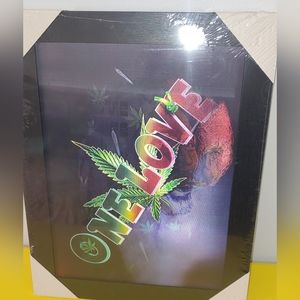Bob Marley 3D Hologram Picture Frame Size 13 X 18